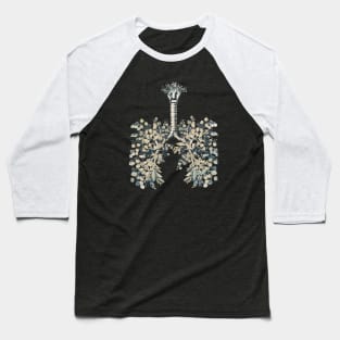 Lung Anatomy / Cancer Awareness 14 Baseball T-Shirt